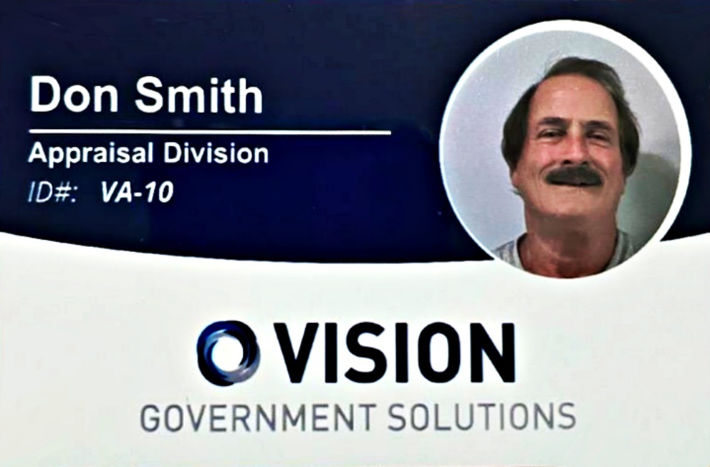 Don Smith Appraisal Division Vision Government Solutions ID