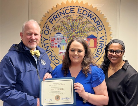 Employee of the Month, December 2024, Tia Tucker